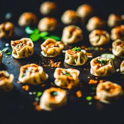 paneer cheesy momos fried 