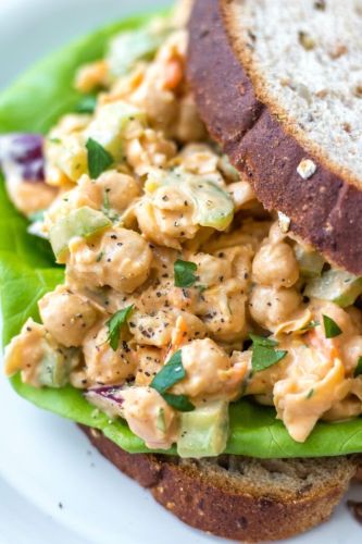 Chickpea sandwich 