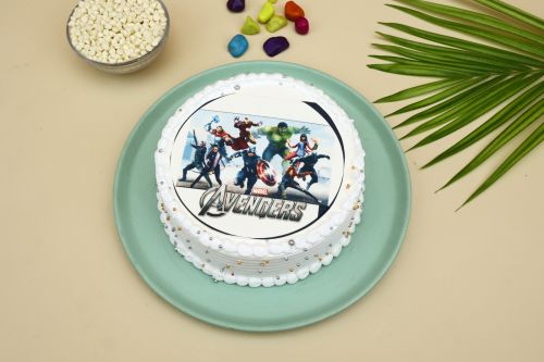 Avengers Kids Cake
