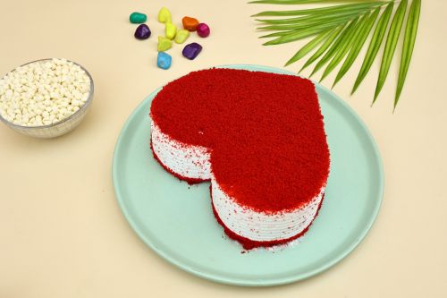 Love Redvelvet Heart Cake
