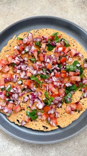 Roasted masala papad 
