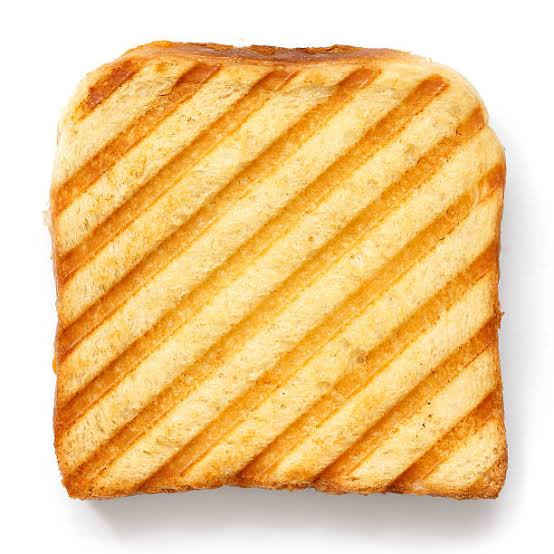 Plain toast per slice