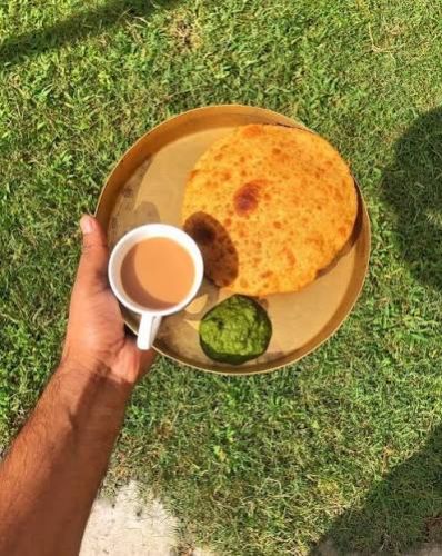 Gahat paratha bhangjeer chutney with ghee