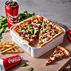 Veg pizza  Fries  Coke