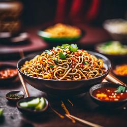 manchurian noodles 