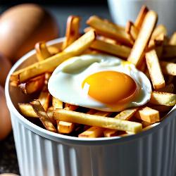 boiled fried egg (1 pc)