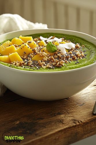 Green smoothie bowl 
