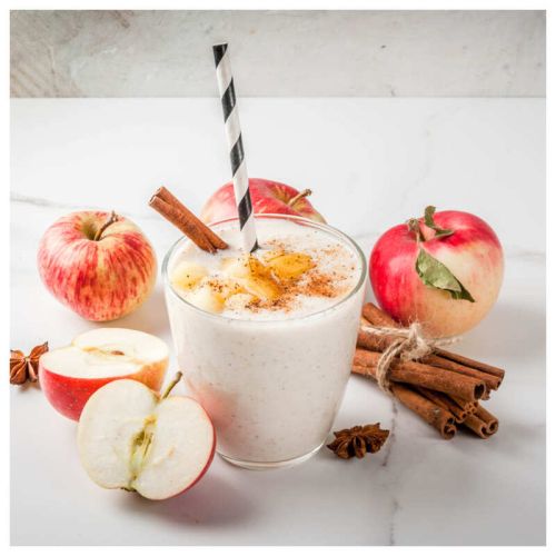 Apple milk shake