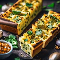 paneer cheesy garlic bread 