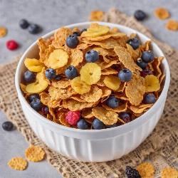 Fruit Cornflakes with MilkCurd