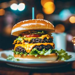 paneer cheese burger 