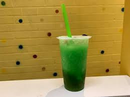 Green Apple Boba Drink