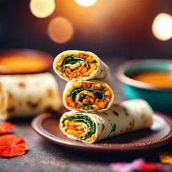 paneer kathi roll 
